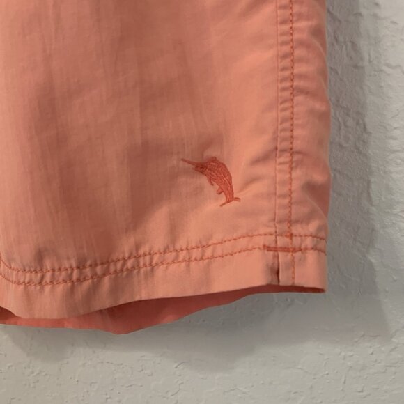 Tommy Bahama Swim Trunks Mens XXL Orange Mesh Lined‎ Drawstring Pockets Beach - Picture 4 of 9